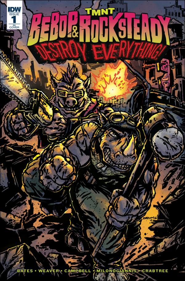 Teenage Mutant Ninja Turtles Bebop & Rocksteady Destroy Everything issue 1-C Kevin Eastman 1:25 Cover