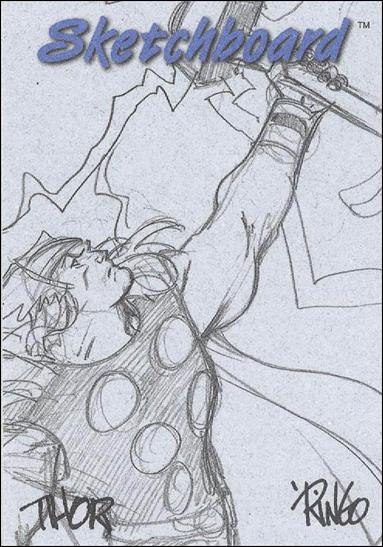 Marvel Creators Collection '98 (Sketchboard Subset) card 7 Thor (Blue)