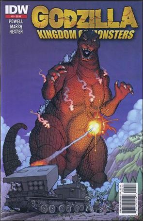 Godzilla: Kingdom of Monsters issue 2-E Phil Hester Cover (2nd Printing)