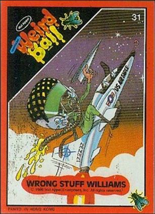 Weird Ball (Base Set) card 31 Wrong Stuff Willams