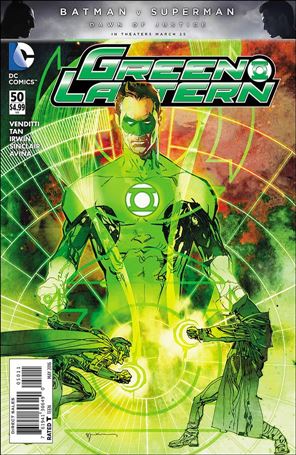 Green Lantern (2011) issue 50 Bill Sienkiewicz Cover