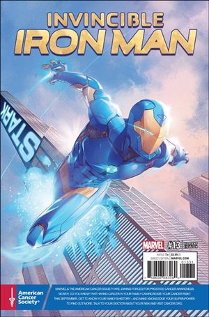 Invincible Iron Man (2015)  issue 13-B Jamal Campbell 1:5 Prostate Awareness Cover