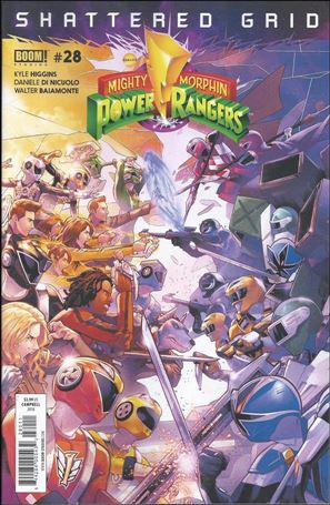 Mighty Morphin Power Rangers issue 28 Jamal Campbell Cover