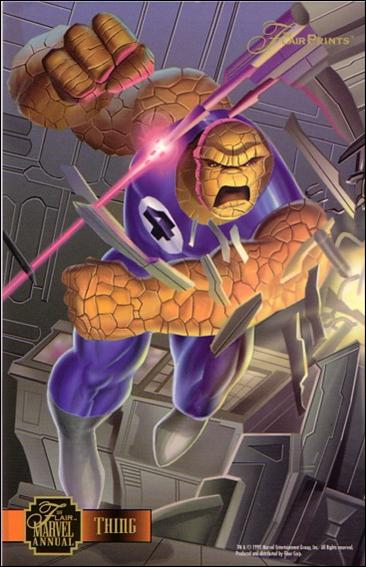 Marvel Annual Flair '95 (Promo) card nn 3 Flair Print Promo - Thing - Motor City Con