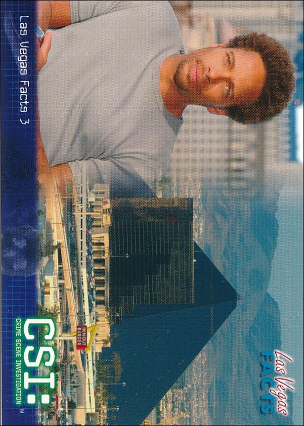 CSI: Crime Scene Investigation - Series Two (Base Set) card 51 Las Vegas Facts 3