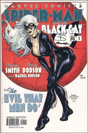 Spider-Man/Black Cat: The Evil That Men Do issue 1-B DF (Signed by Terry & Rachel Dodson) 1/1979