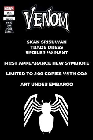 Venom (2022) issue 23-G Skan Srisuwan Spoiler Cover