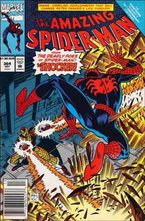 Amazing Spider-Man (1963) issue 364-B Australian Price Cover