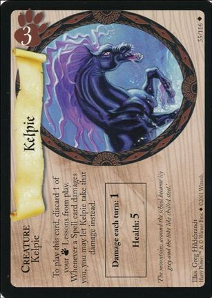 Harry Potter (Base Set) card 55 Kelpie
