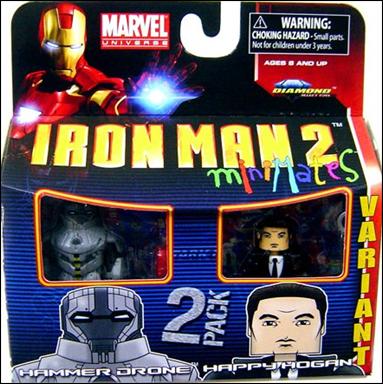 Marvel Minimates figure 102-B Hammer Drone and Happy Hogan