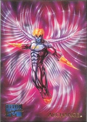 1995 Marvel Masterpieces (Base Set) card 5 Archangel