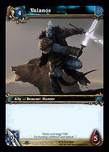 World of Warcraft: Through the Dark Portal (Base Set) card 193 Valanos