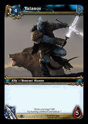 World of Warcraft: Through the Dark Portal (Base Set) card 193 Valanos