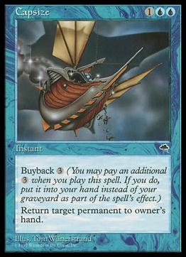 Magic the Gathering: Tempest (Base Set) card 55 Capsize