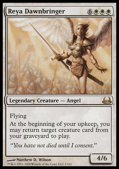 Magic the Gathering: Duel Decks: Divine vs. Demonic (Base Set) card 13 Reya Dawnbringer