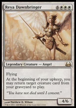 Magic the Gathering: Duel Decks: Divine vs. Demonic (Base Set) card 13 Reya Dawnbringer