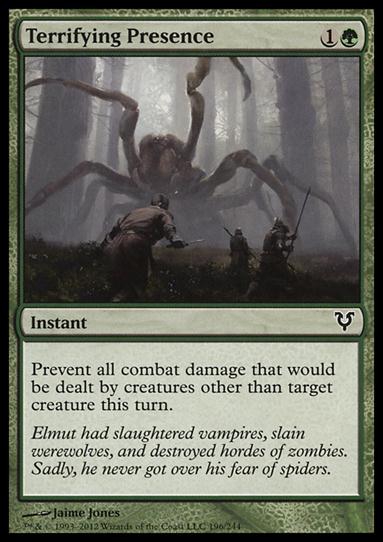 Magic the Gathering: Avacyn Restored (Base Set) card 196 Terrifying Presence