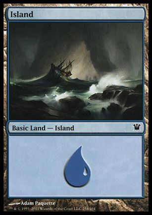 Magic the Gathering: Innistrad (Base Set) card 254 Island