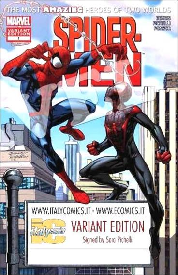 Spider-Men issue 1-MK Mark Bagley Italy Comics Cover