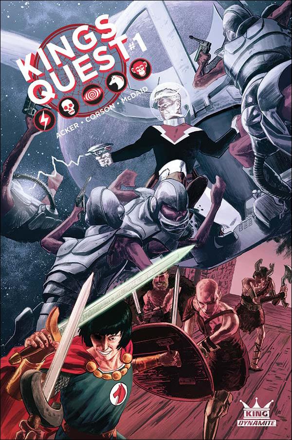 Kings Quest issue 1-E Colton Worley Subscription Cover