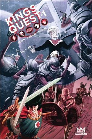 Kings Quest issue 1-E Colton Worley Subscription Cover