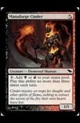 Magic the Gathering: Shadowmoor (Base Set) card 191 Manaforge Cinder
