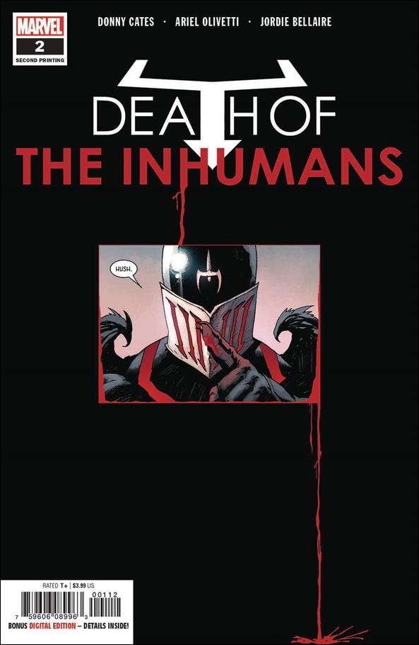 Death of the Inhumans issue 2-C Ariel Olivetti Cover (2nd Printing)