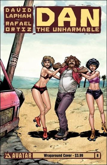 Dan the Unharmable issue 8-B Wraparound Cover