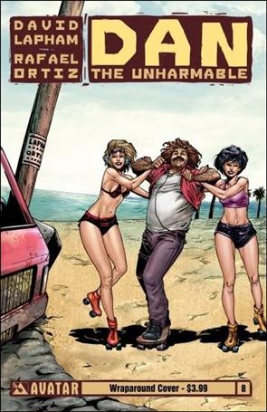 Dan the Unharmable issue 8-B Wraparound Cover