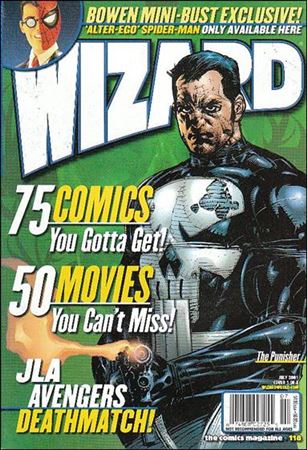 Wizard: The Comics Magazine issue 118 Leinil Francis Yu Punisher Cover