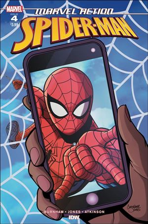 Marvel Action: Spider-Man (2018) issue 4 Christopher Jones Cover