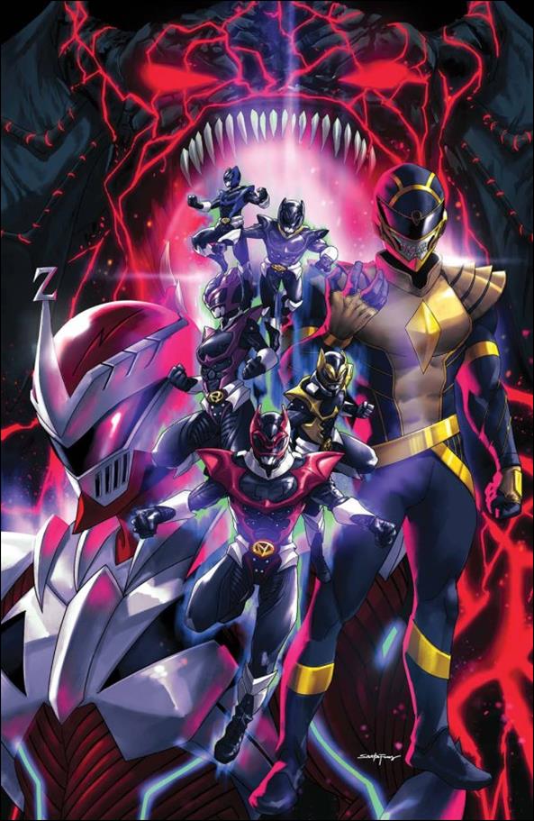 Mighty Morphin Power Rangers: Darkest Hour issue 1-E Santa Fung Spoiler Cover