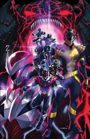 Mighty Morphin Power Rangers: Darkest Hour issue 1-E Santa Fung Spoiler Cover