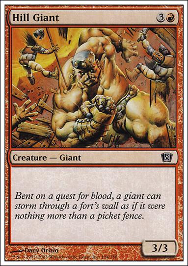 Magic the Gathering: 8th Edition (Base Set) card 194 Hill Giant