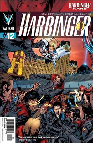 Harbinger (2012) issue 12-B Khari Evans Cover