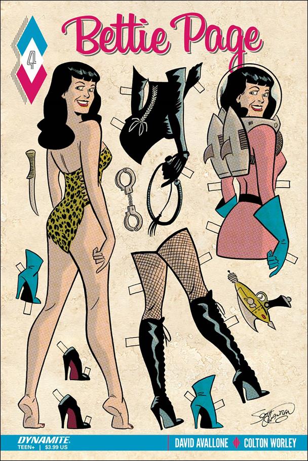 Bettie Page (2017) issue 4-B Scott Chantler Cover
