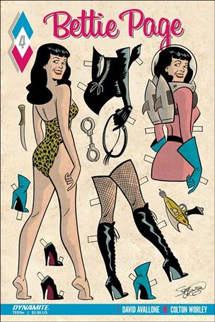 Bettie Page (2017) issue 4-B Scott Chantler Cover