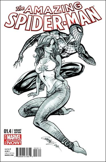 Amazing Spider-Man (2014) issue 1.4-D J. Scott Campbell Sketch Cover 