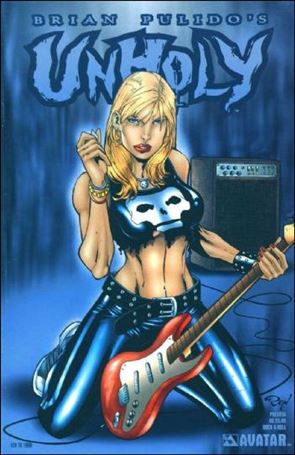 Brian Pulido's Unholy Preview issue 0-F Rock N' Roll Cover