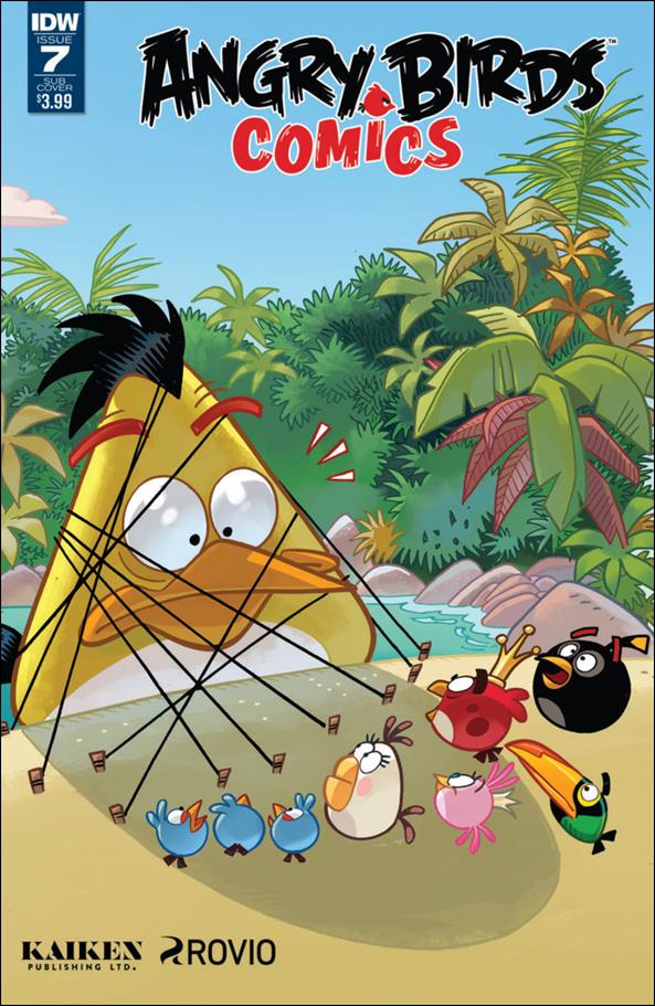 Angry Birds Comics (2016) issue 7-B Marco Gervasio Wraparound Subscription Cover