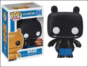 Pop! Uglydoll figure 3-B Wage (Black SDCC Exclusive)