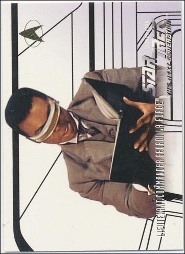 Star Trek: The Next Generation - The Episode Collection Season Four (Base Set) card 405 Lieutenant Commander Geordi La Forge