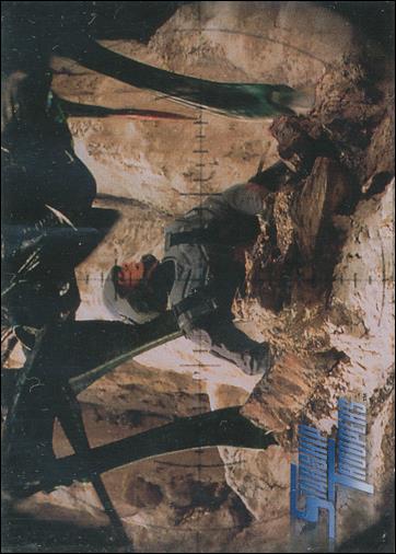 Starship Troopers: Series 1 (Base Set) card 25 Hopper Canyon