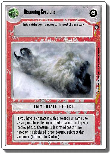Star Wars: Hoth Revised (Base Set) card 118 Disarming Creature