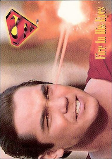 Lois and Clark: The New Adventures of Superman (Base Set) card 38 Fire In His Eyes