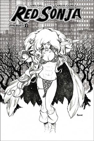 Red Sonja (2017) issue 2-F Mike McKone 1:20 Black and White Cover