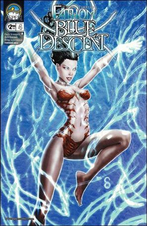Michael Turner's Fathom: Blue Descent issue 4-B Scott Clark Cover