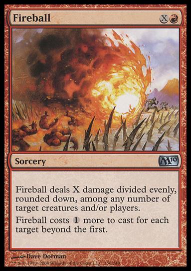 Magic the Gathering: 2010 Core Set (Base Set) card 136 Fireball