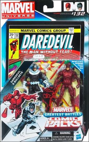 Marvel Universe: Marvel's Greatest Battles (Comic-Packs) figure 10 Daredevil and Bullseye