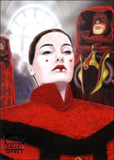 Star Wars Galaxy: Series 5 (Base Set) card 2 The New Queen's Fitting